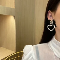 s925 needle sweet jewelry black bowknot earrings 2021 new design glass simulated pearl earrings for women girl gifts