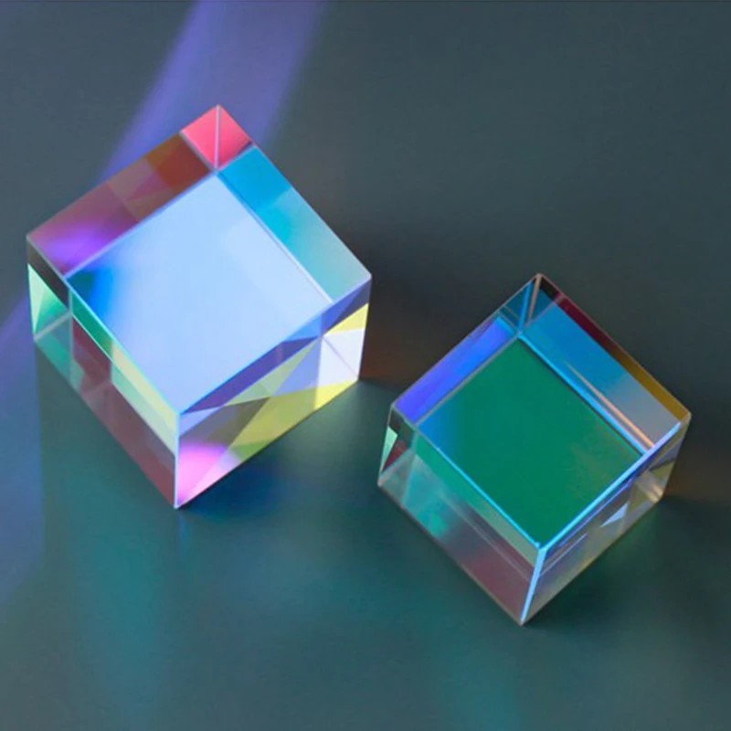 X-кубическая Призма RGB Combiner сплиттер крестообразная дихроичная Призма-украшение преподавания физики инструменты фотография исследования образовательный подарок