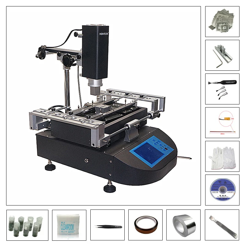 Honton R490 паяльная станция с 810 шт. набор трафаретов прямым нагревом корпусом BGA