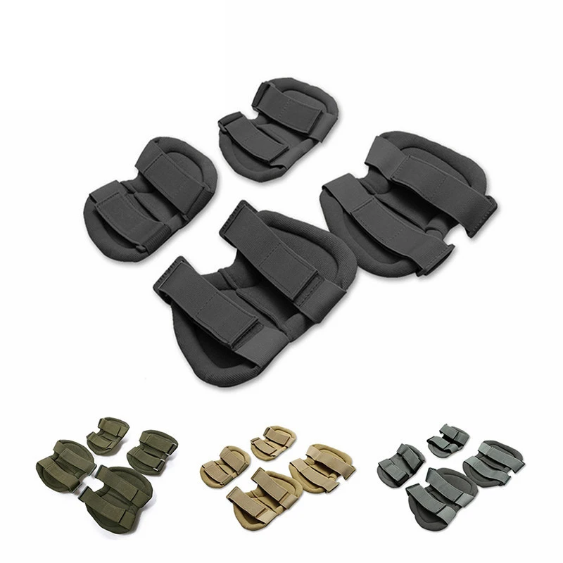 Хит! Наколенники и налокотники протектор армейский тактический Пейнтбол