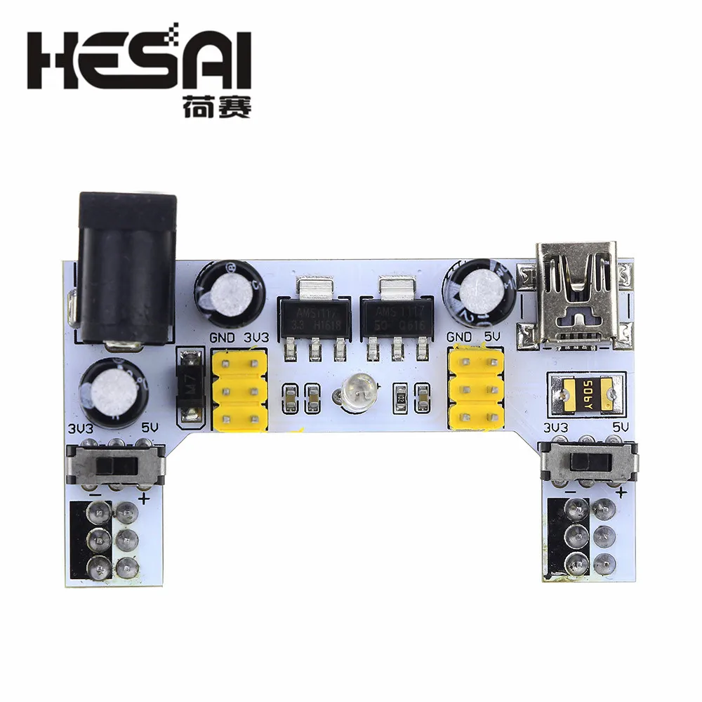 Макетная плата MB102 DC 7 12 в с интерфейсом Mini USB модуль источника питания