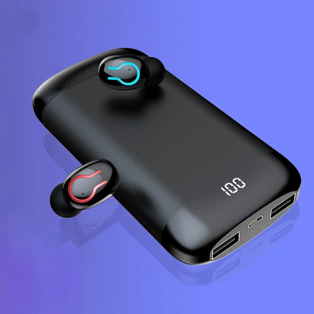 Q66 TWS Беспроводные Bluetooth мини наушники музыка Hi-Fi стерео спортивный мобильный телефон HD вызов наушники-вкладыши с зарядным устройством Micphone
