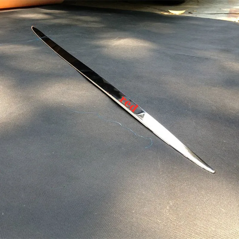 

For Honda FIT Jazz 2014 2015 2016 2017 2018 Door Sticker Stainless Steel back door Tailgate trim Car Styling Accessories 1pcs