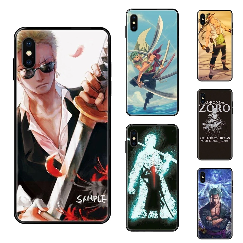 Для Xiaomi Mi Note A1 A2 A3 5 5s 6 8 9 10 SE Lite Pro Ultra One Piece Roronoa Zoro Print Лучшая цена черный мягкий