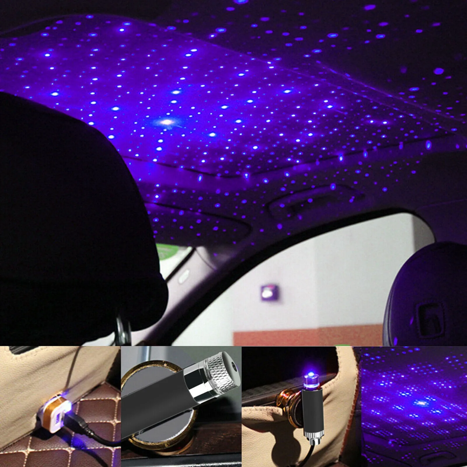

Replacement Star Light Roof USB Starry Universal 1A Accessory Atmosphere