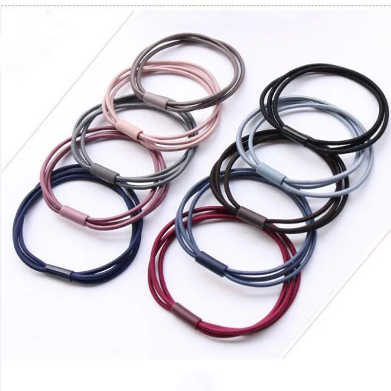 

Hot Selling Fashion New Arrive Elastic Hair Band Korean Style Fresh Adult Simple High Quality Hair Rope Hair Rings
