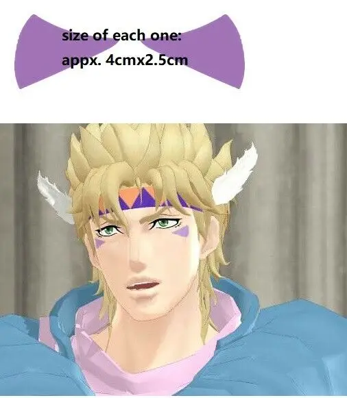 2 пары временные татуировки Невероятные приключения Джоджо| |