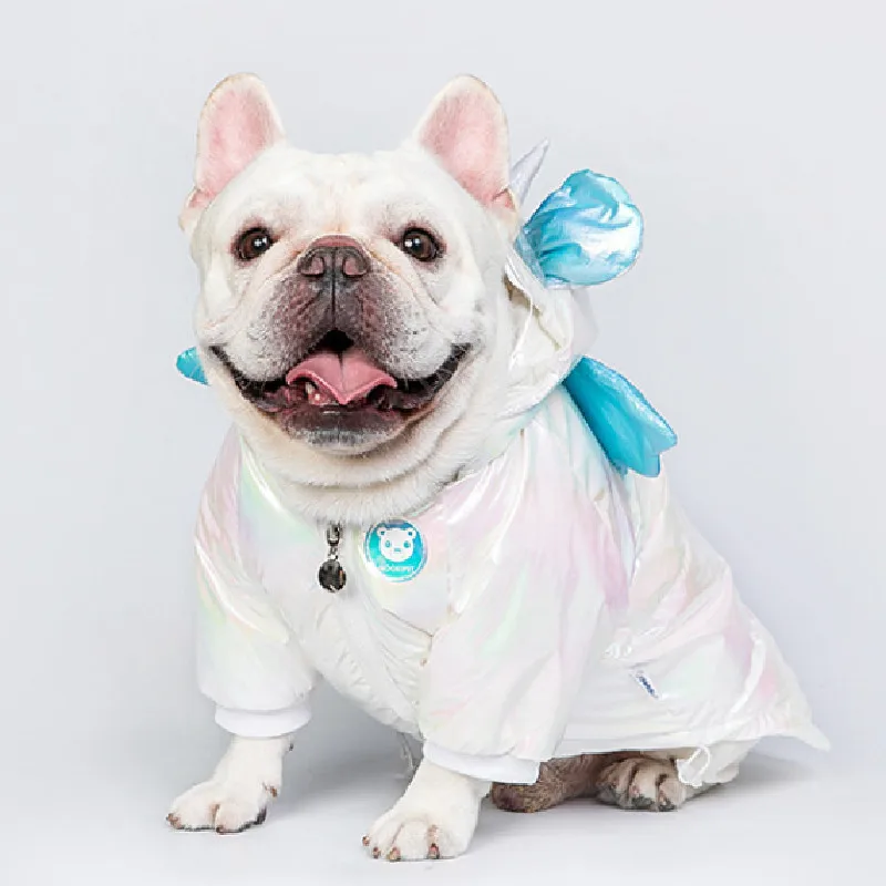 

Зимняя одежда для собак, пуховик, забавная куртка для маленьких и средних собак, одежда, Бишон, шнауцер, валлийский корги, одежда, Прямая пост...