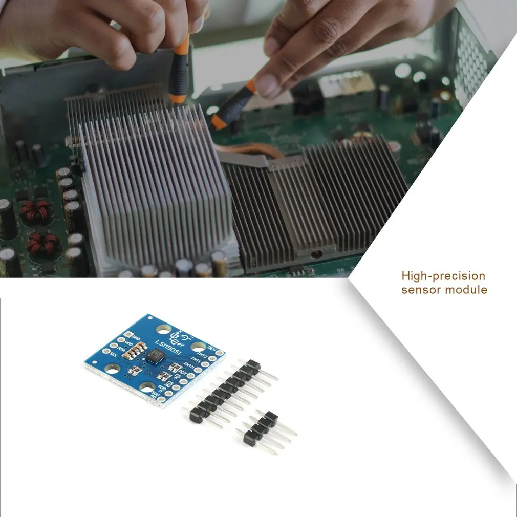 LSM9DS1 9DoF IMU прецизионный датчик отношения Accel SPI I2C для модуля GY-LSM9DS1 | Инструменты