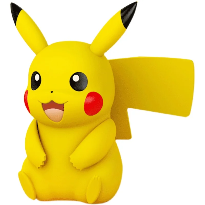 

Original Pokmon Pikachu USB Charging Shape Stereo Smart Light-Emitting TF Card Bluetooth Speaker Doll Decorative Kids Toy Gifts