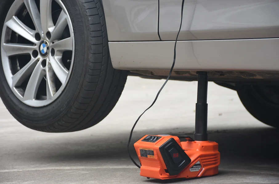 

E-HEELP 12V 5Ton Car Electric Tire Lifting Car Jacks Hydraulic Air Infatable Car Floor Jack With Impact Wrench And Air Pump 02