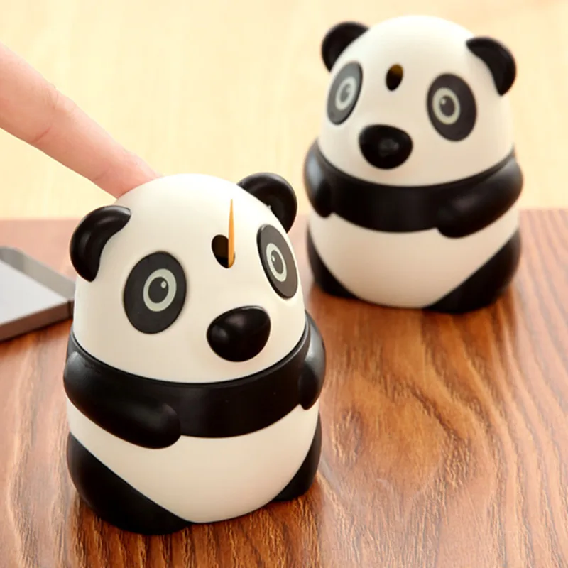 Милая мультяшная Автоматическая Подставка Для Зубочисток коробка для хранения