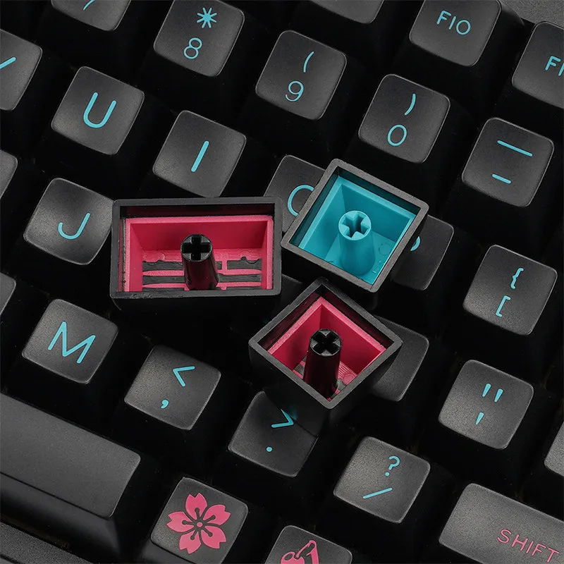 

MAXKEY SA Ball Cap ABS 127 Keys Miami Night Customized Filco Mechanical Keyboard Keycap