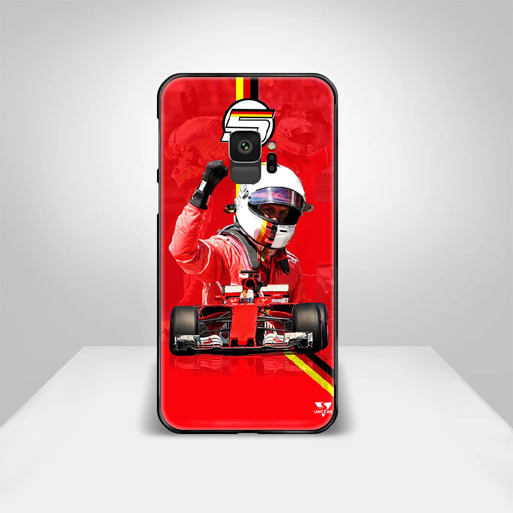 

Sebastian Vettel F1 Phone Case Cover Hull For Samsung Galaxy S 6 7 8 9 10 e 20 Edge Uitra Note 8 9 10 Plus black Coque Painting