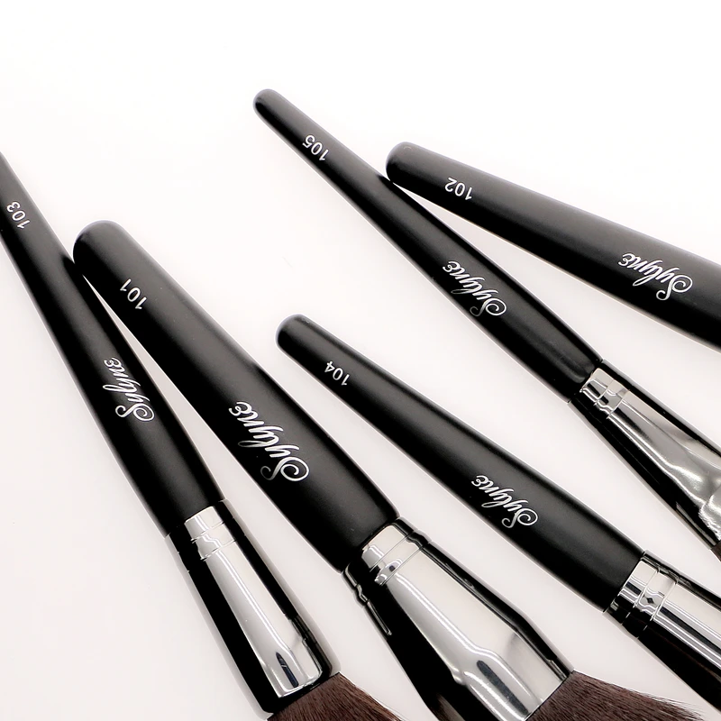 Sylyne Профессиональные кисти для макияжа 15шт высокое качество Классические мягкие