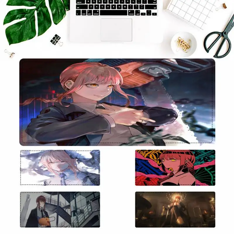 

Funny Chainsaw Man Makima Gaming Mouse Pad Gamer Keyboard Maus Pad Desk Mouse Mat Game Accessories For Overwatch