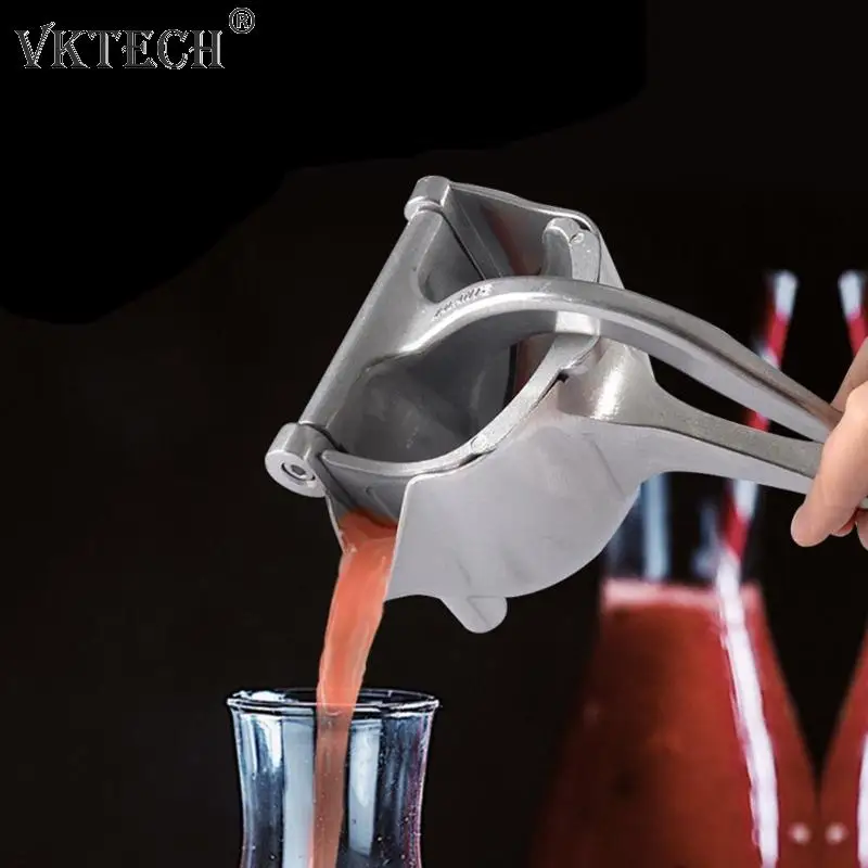 Мини ручная лимонная соковыжималка из алюминиевого сплава для свежих фруктов