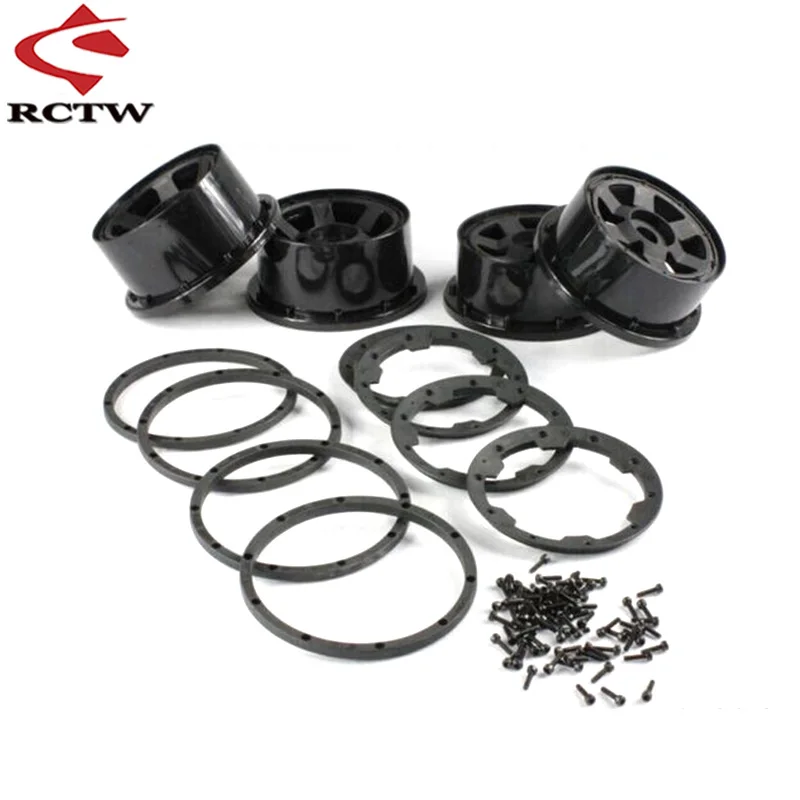 Передняя и задняя Ступица колеса с кольцо Beadlock набор подходит для 1/5 HPI ROFUN ROVAN KM BAJA