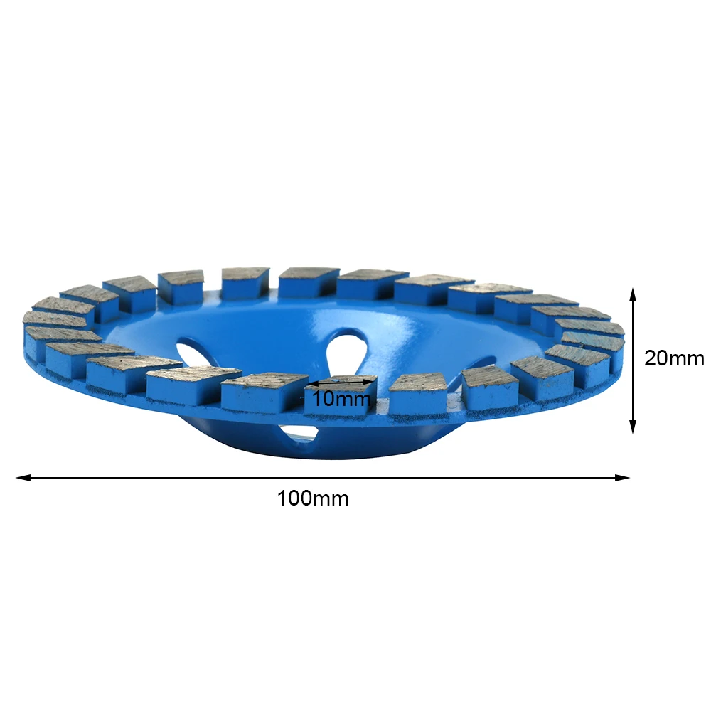 4 &quot100 мм Алмазный шлифовальный круг диск шлифовка в форме чаши чашка бетон