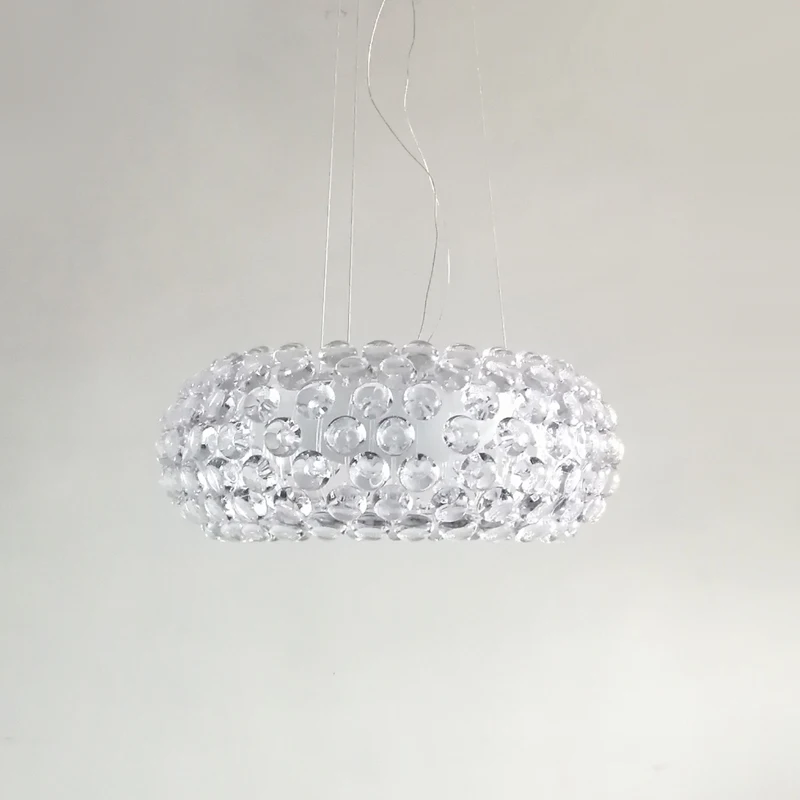 Foscarini-luces colgantes de acrílico para comedor, lámpara colgante dorada transparente para decoración del hogar, cocina, iluminación interior, moderno, RS7