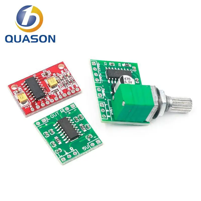 Миниатюрная плата цифрового усилителя мощности PAM8403 миниатюрная Плата класса D 2*3