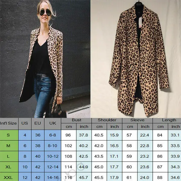 Осенне зимний Винтажный Длинный леопардовый кардиган женские свитера с длинным
