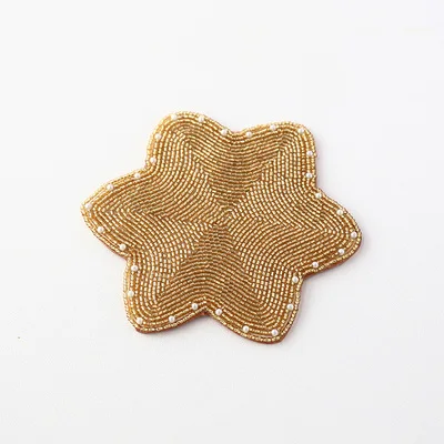 Девушка вишневый цвет coaster bling оригинальные подставки Милая миска коврик из бисера изоляционный столик-мат коврик - Цвет: Синий