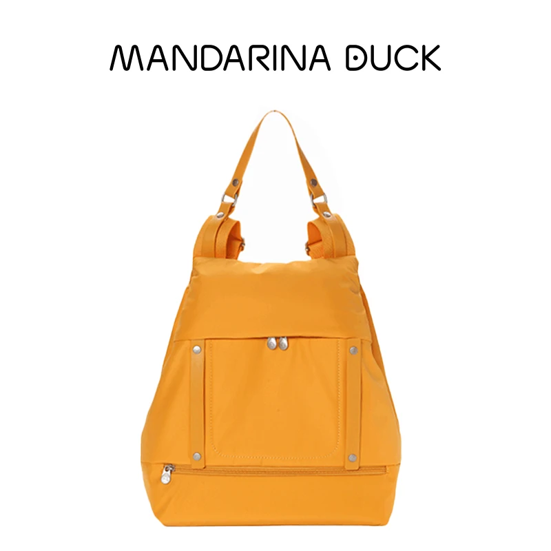 

Italian Mandarina Duck SAC A DOS Series Travel Back Pack for Women Multifunctional Portable Simple Stylish Backpack