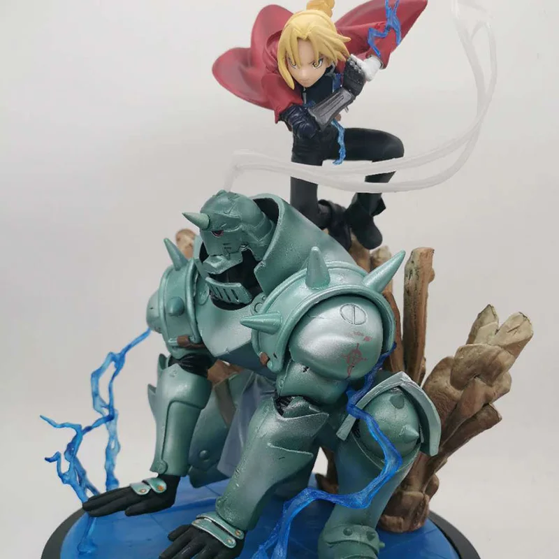 

Anime Fullmetal Alchemist Edward Elric Action Figure Hagane No Renkinjutsushi PVC 30cm Collection Model Dolls Toys for Gifts