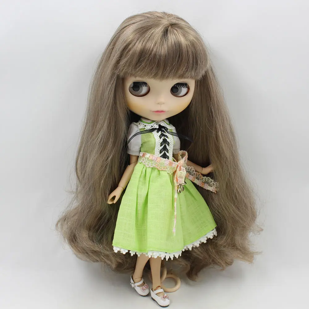 Одежда для куклы ICY DBS Blyth зеленая серия свободные брюки платье с шапкой леггинсы