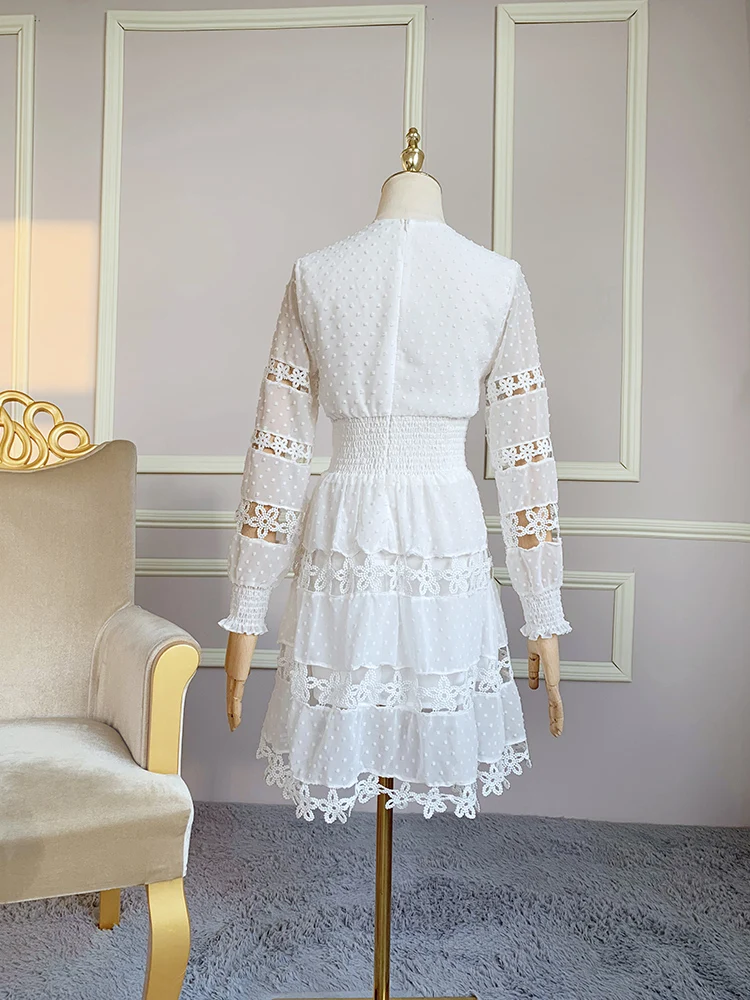 Дизайнерский бренд Runway платье 2019 женское открытое с v-образным вырезом длинным