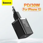 Зарядное устройство Baseus PD, 30 Вт, USB Type-C, быстрая зарядка QC 3,0, USB C, быстрая зарядка для iPhone 12 Pro, iPad, Macbook air, Samsung, Xiaomi, USBC