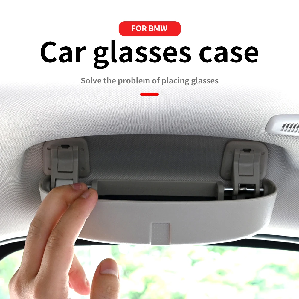 Sunglasses case For f10 f11 f20 f32 f30 f25 f26 BMW 1 3 5 7 X3 X4 glasses holder storage box Easy installation Gray Beige Black |