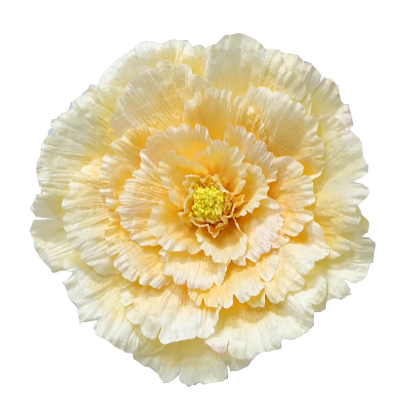 Champagne peony Искусственные цветы, шелковые пионы, искусственные цветы, свадебные украшения, вечерние, искусственные цветы, украшение для дома, Рождество - Цвет: Champagne peony