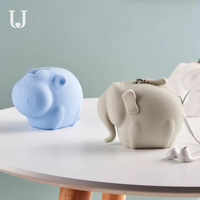 Xiaomi mijia portable coin purse female mini cute key bag fun animal silicone simple student small wallet smart home | Электроника