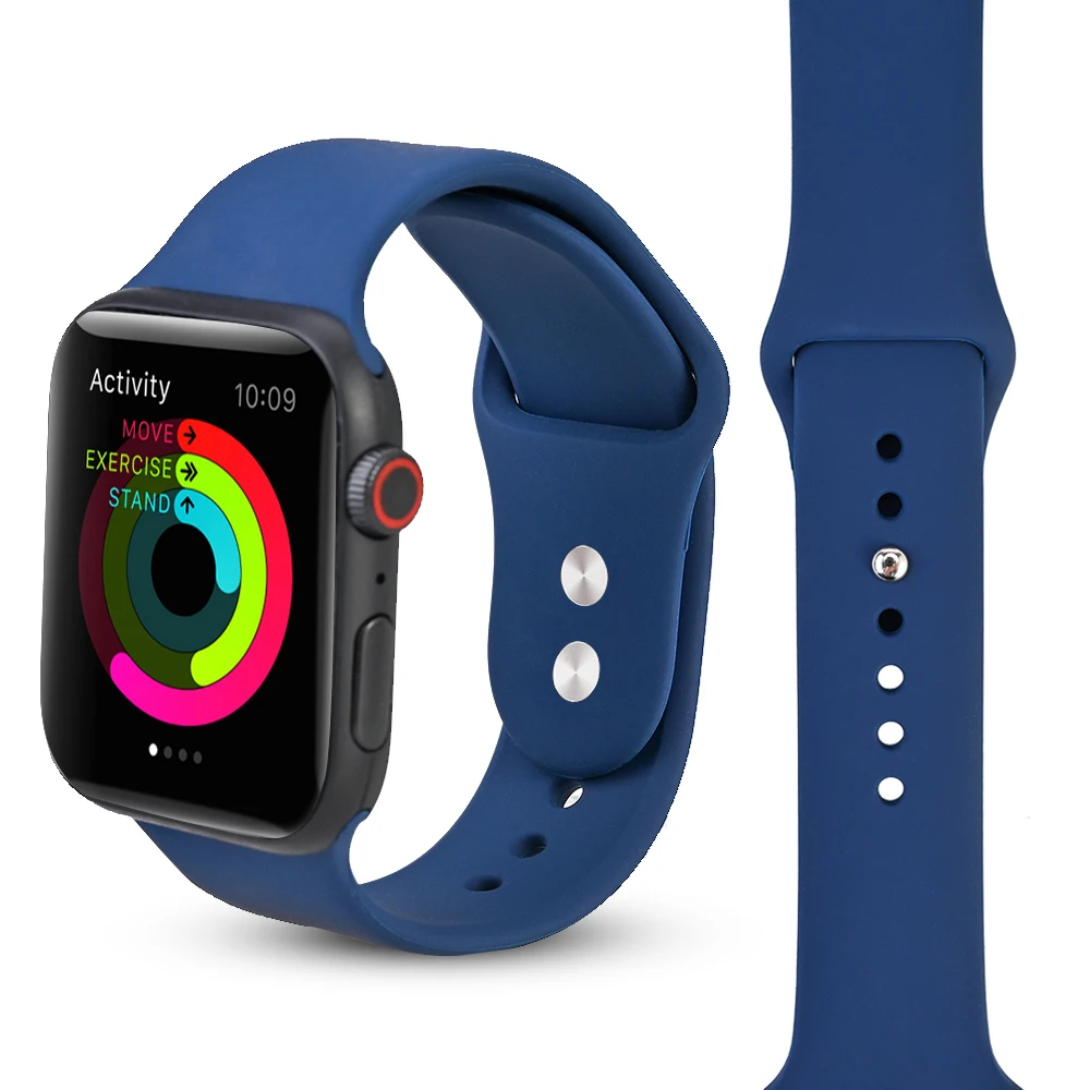 42 мм 38 мм ремешок для Apple Watch 3 сменный ремешок для iwatch 4 3 2 1 Ремешок силиконовый ремешок для iwatch умные аксессуары Z2