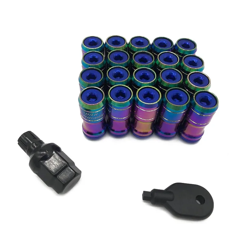 Скрытый гептагон VOLK Neo Chrome формула стальных колес стопорные гайки | Автомобили и