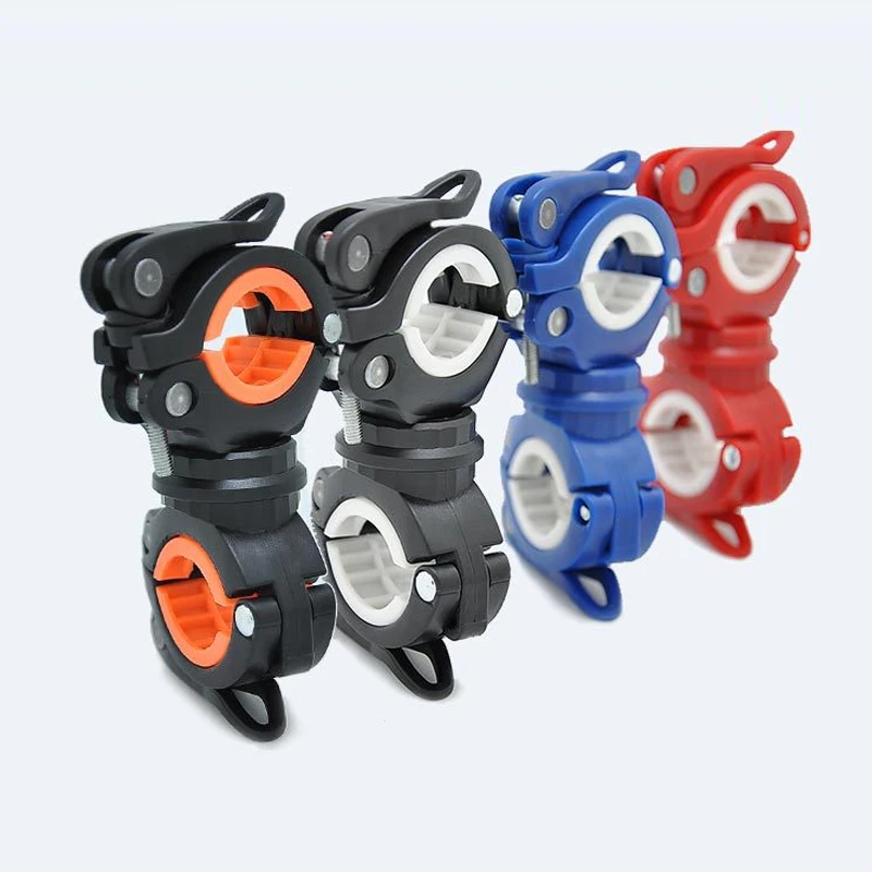 

Bicycle Flashlight Lamp Clip Front Lamp Holder Fixing Bracket Bike Clip Mountain Bike Lamp Holder Riding Equipment Accessories