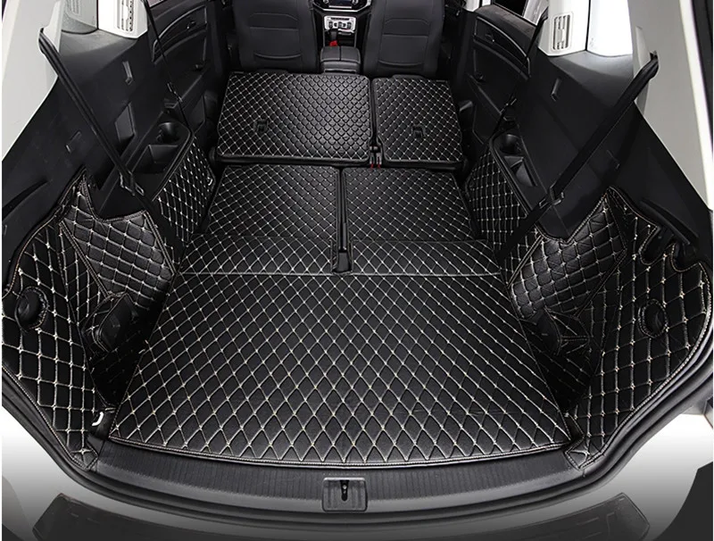 Лучшее качество! Специальные коврики для багажника автомобиля Volkswagen Tiguan Allspace 7