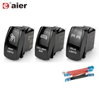 Морской тумблер, яркая Лаковая Кнопка SPST ВКЛ-ВЫКЛ, 5 контактов для Грузовики ATV UTV, 12 В24 В, 1 шт.