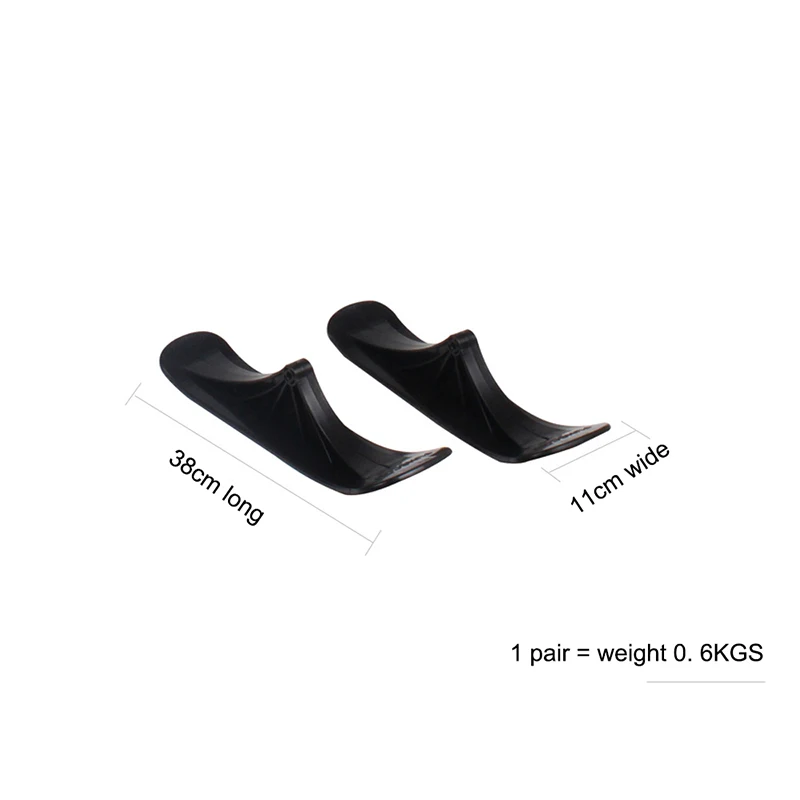 

2Pcs Ski Sleigh Accessories Winter Snow Scooter Ski Sled Children's Dual-use Ski Two-in-one Scooter Two Wheels Riding Tyre Parts