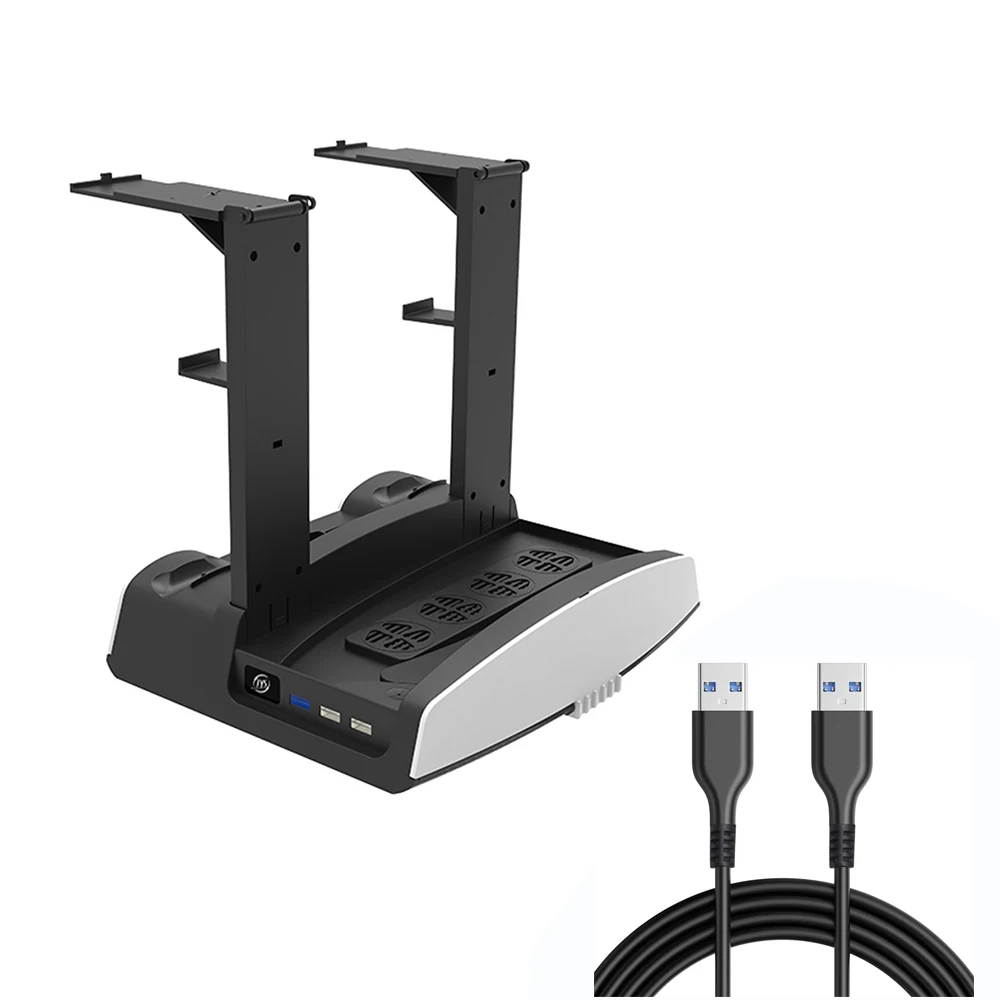 

JYS Charging Station Multi-Function Cooling Fan Base Gaming Controller Charger Dock Stand For PS5 Game Console