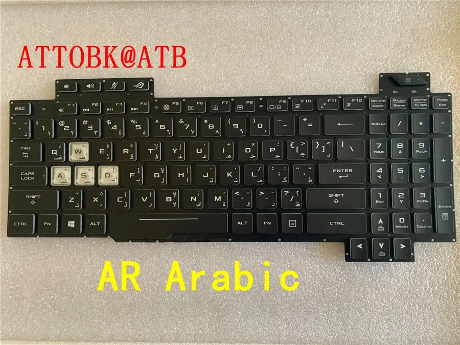 Новая Арабская/французская/итальянская Клавиатура для ноутбука ASUS ROG Strix Scar II S5C