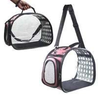 pet carriers bag for small cat dogs carrier for pet cat puppy outside waterproof dog cat carrier handbag pet bag transparent sl