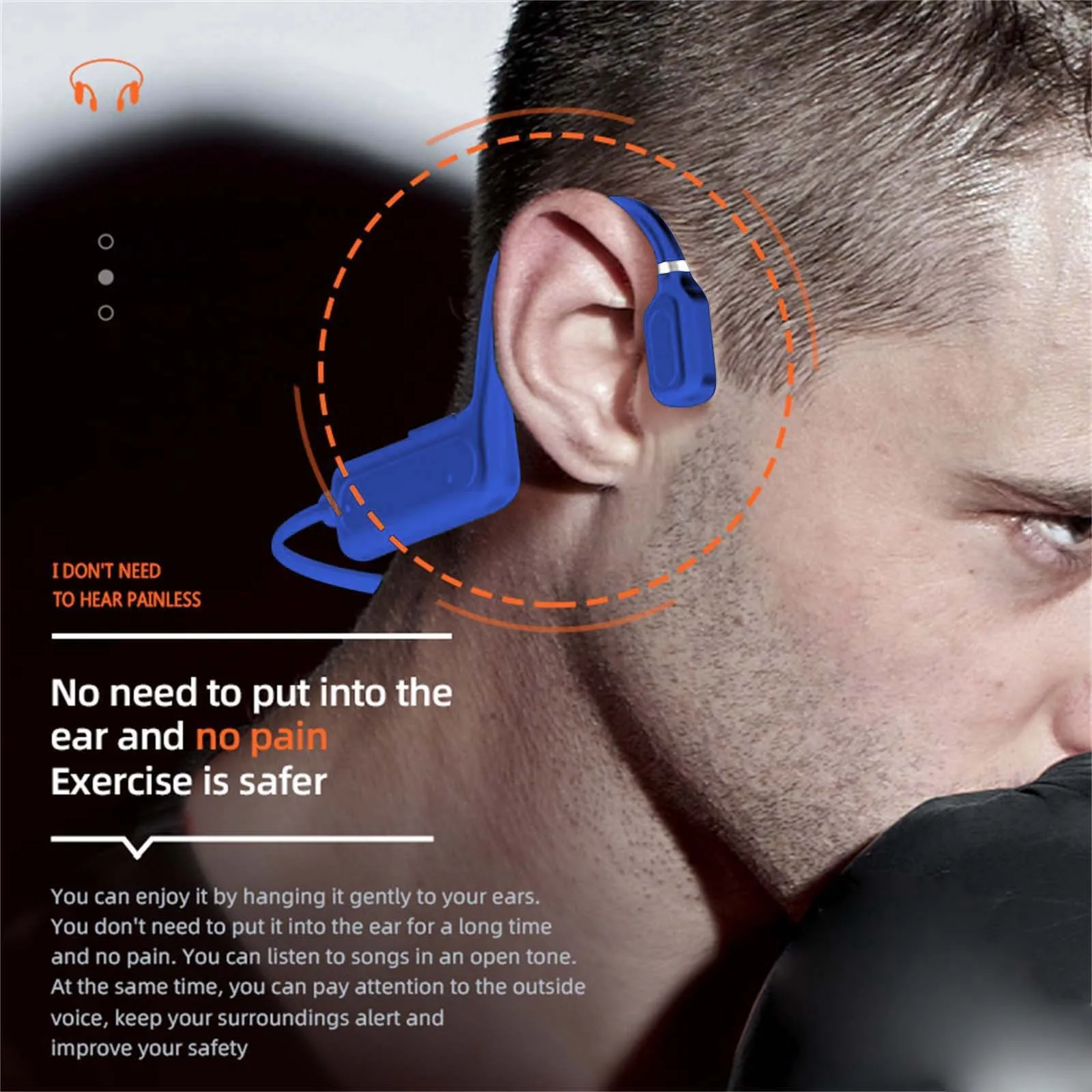 G1-1 беспроводные наушники Bluetooth 5 1 Спортивная гарнитура для телефона концепция