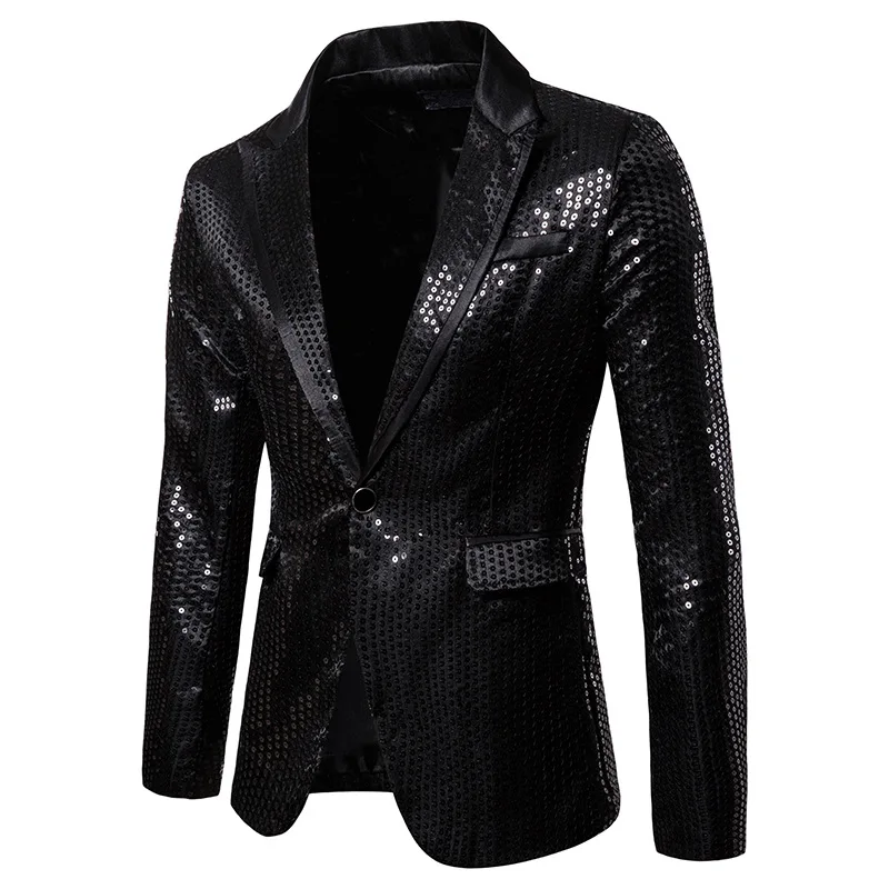 Hommes или argent rouge bleu noir mince coupe tailleur scéne robes de bal Costume mariage marié veste |