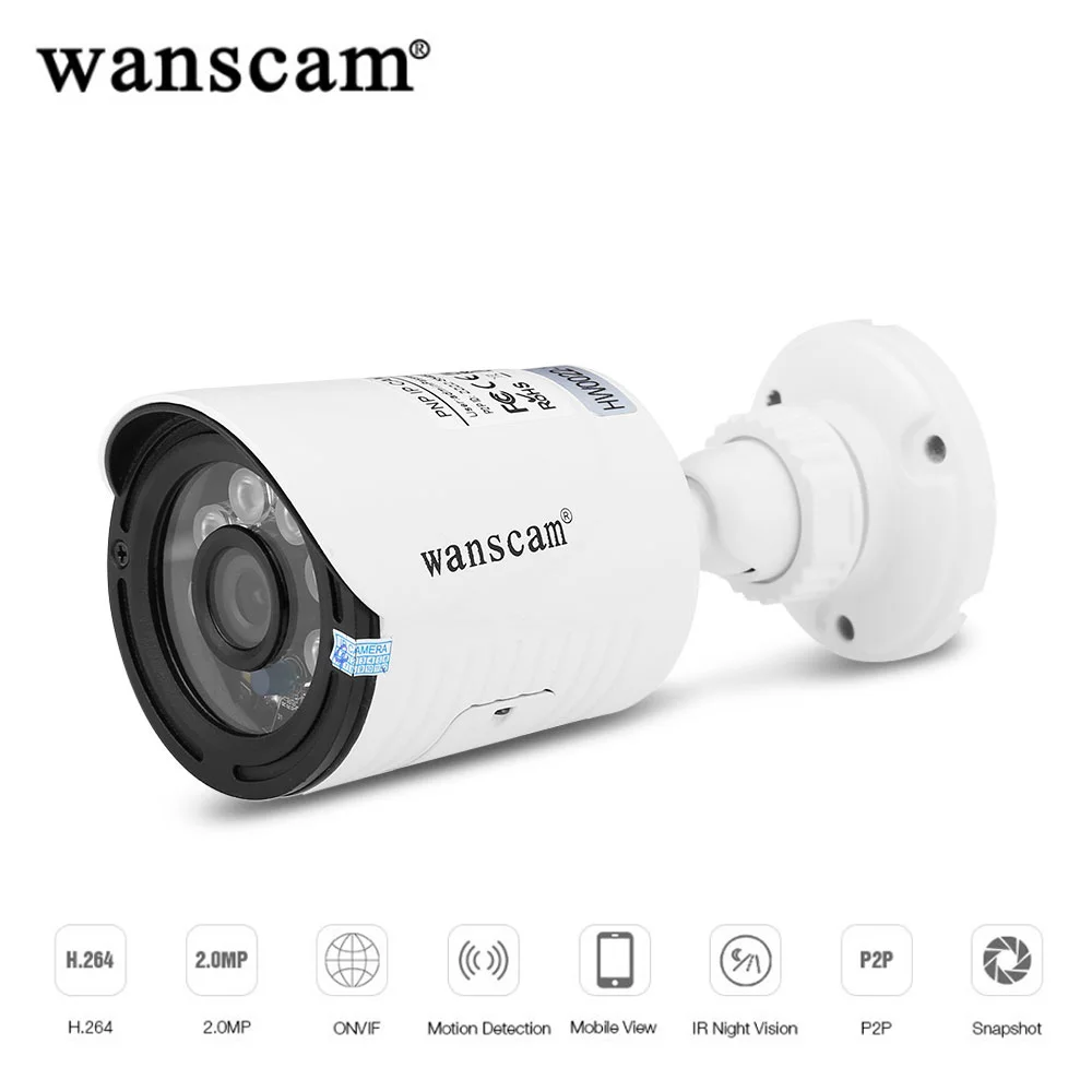 Ip камера Wanscam K22 WiFi для улицы 1080 P HD ночное видение P2P беспроводная видеонаблюдения