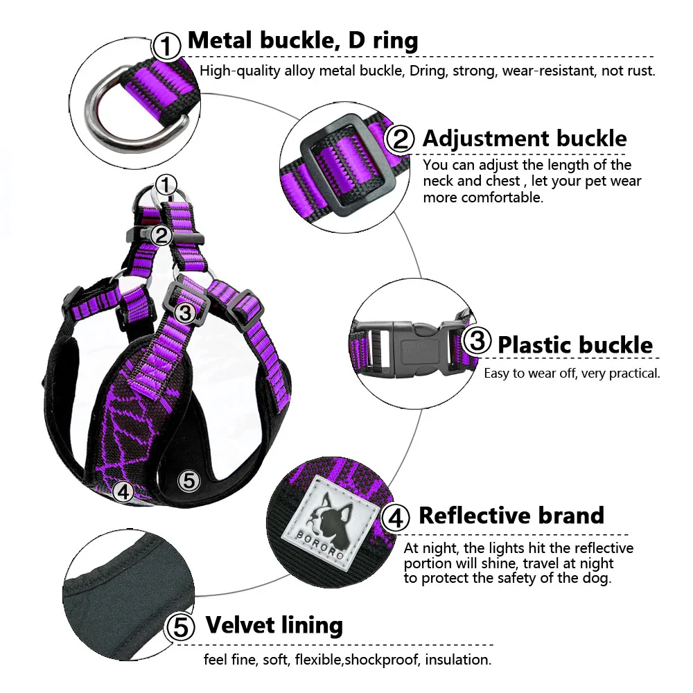 Нейлоновая шлейка MySudui для чихуахуа модный жилет маленьких и средних собак