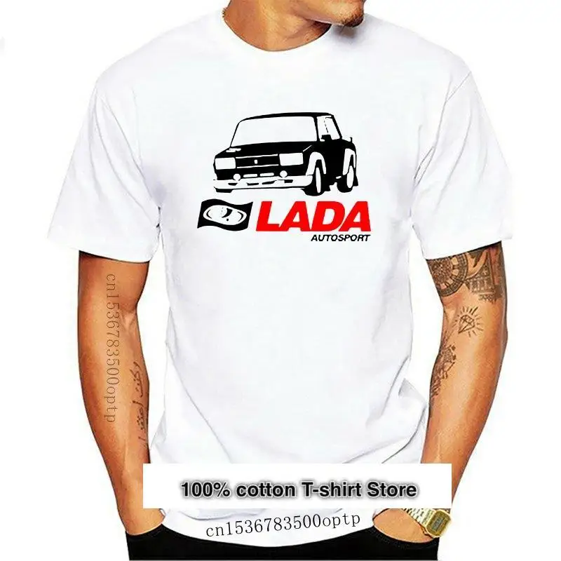 

Camiseta blanca o gris de Rally Autosport Lada Vfts, camiseta a la moda, Wrc 2021, 2105, Wrc, novedad de 2107