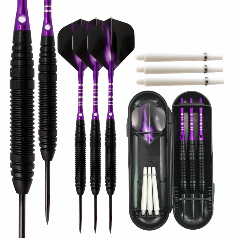 

3pcs/set Professional Steel Tip Darts Arrows Iron Barrel Aluminium Shaft for Electronic Dartboard Outdoor Indoor Games
